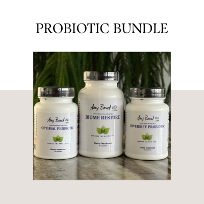 biome restore, optimal probiotic, and diversify probiotic