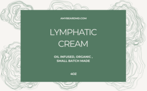 lymphatic cream label