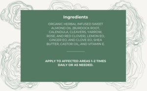 lymphatic cream ingredients