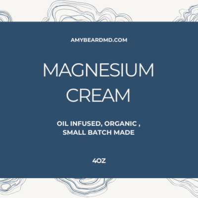 magnesium cream label