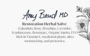 restoration herbal salve label