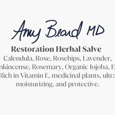 restoration herbal salve label