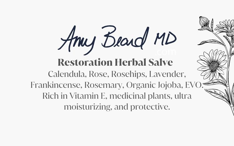 restoration herbal salve label