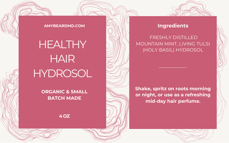 healthy hair hydrosol ingredients